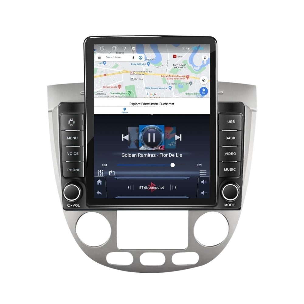Navigatie dedicata cu Android Chevrolet Lacetti 2003 - 2010, clima automata, 1GB RAM, Radio GPS Dual Zone, Touchscreen IPS 9.7
