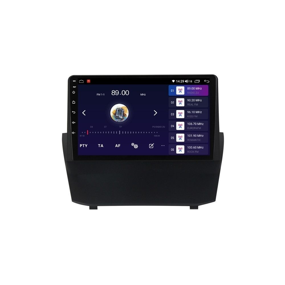 Navigatie dedicata cu Android Ford Fiesta VI 2008 - 2019, 2GB RAM, Radio GPS Dual Zone, Display HD QLED 9