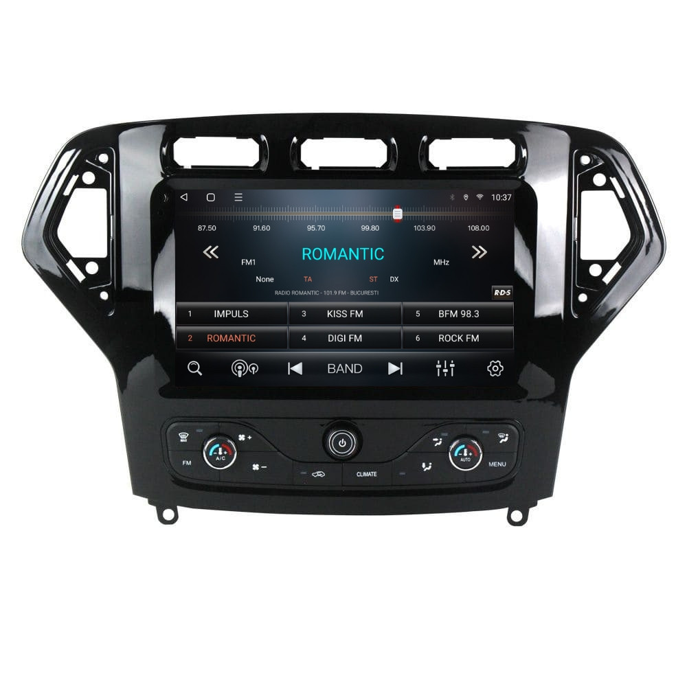 Navigatie dedicata cu Android Ford Mondeo IV 2007 - 2011 cu navigatie originala, 2GB RAM, Radio GPS Dual Zone, Display HD QLED 9