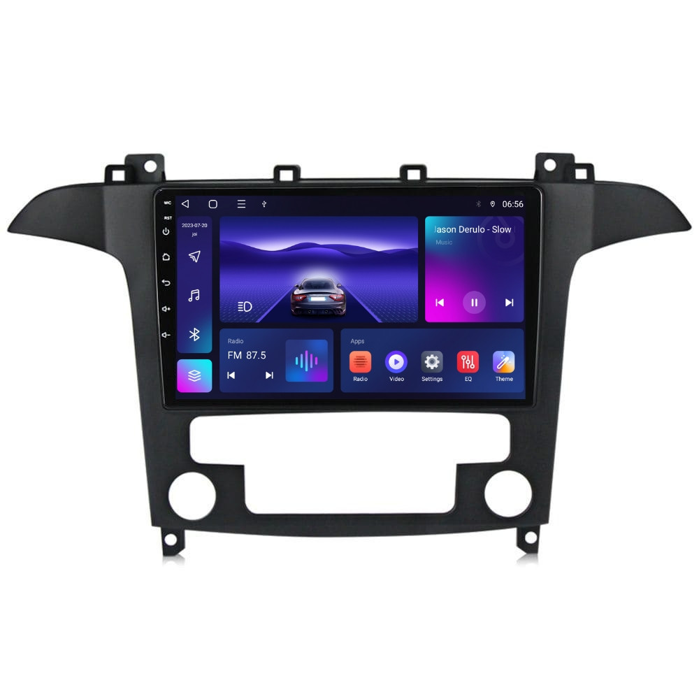 Navigatie dedicata cu Android Ford S-Max I / Galaxy II 2006 - 2015, clima automata, 2GB RAM, Radio GPS Dual Zone, Display HD QLED 9