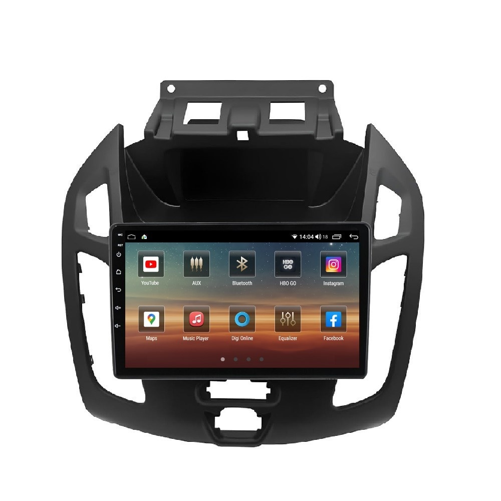 Navigatie dedicata cu Android Ford Transit / Tourneo Connect 2013 - 2018, 4GB RAM, Radio GPS Dual Zone, Display HD QLED 9
