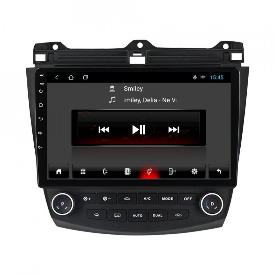 Navigatie dedicata cu Android Honda Accord VII 2003 - 2008 benzina, 1GB RAM, Radio GPS Dual Zone, Display HD IPS 10