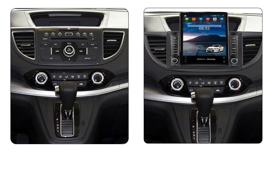 Navigatie dedicata cu Android Honda CR-V IV 2012 - 2018, 1GB RAM, Radio GPS Dual Zone, Touchscreen IPS 9.7" HD tip Tesla, Internet Wi-Fi, Bluetooth, MirrorLink, USB - Imagine 4