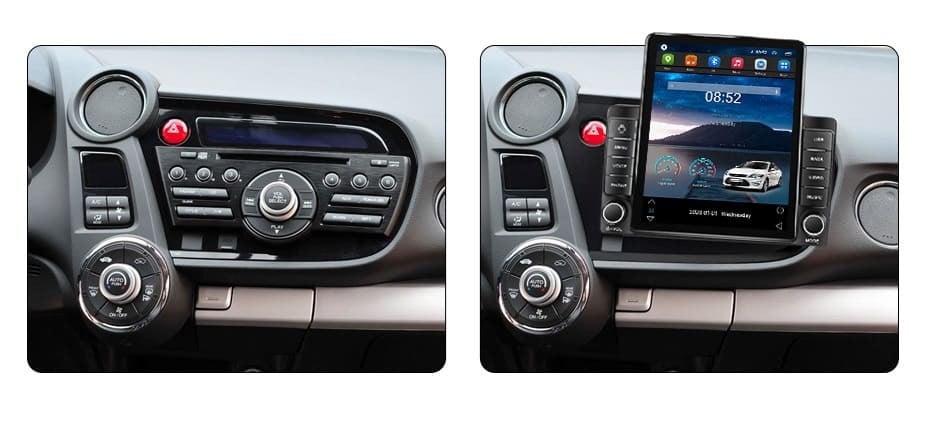 Navigatie dedicata cu Android Honda Insight 2009 - 2014 , 1GB RAM, Radio GPS Dual Zone, Touchscreen IPS 9.7