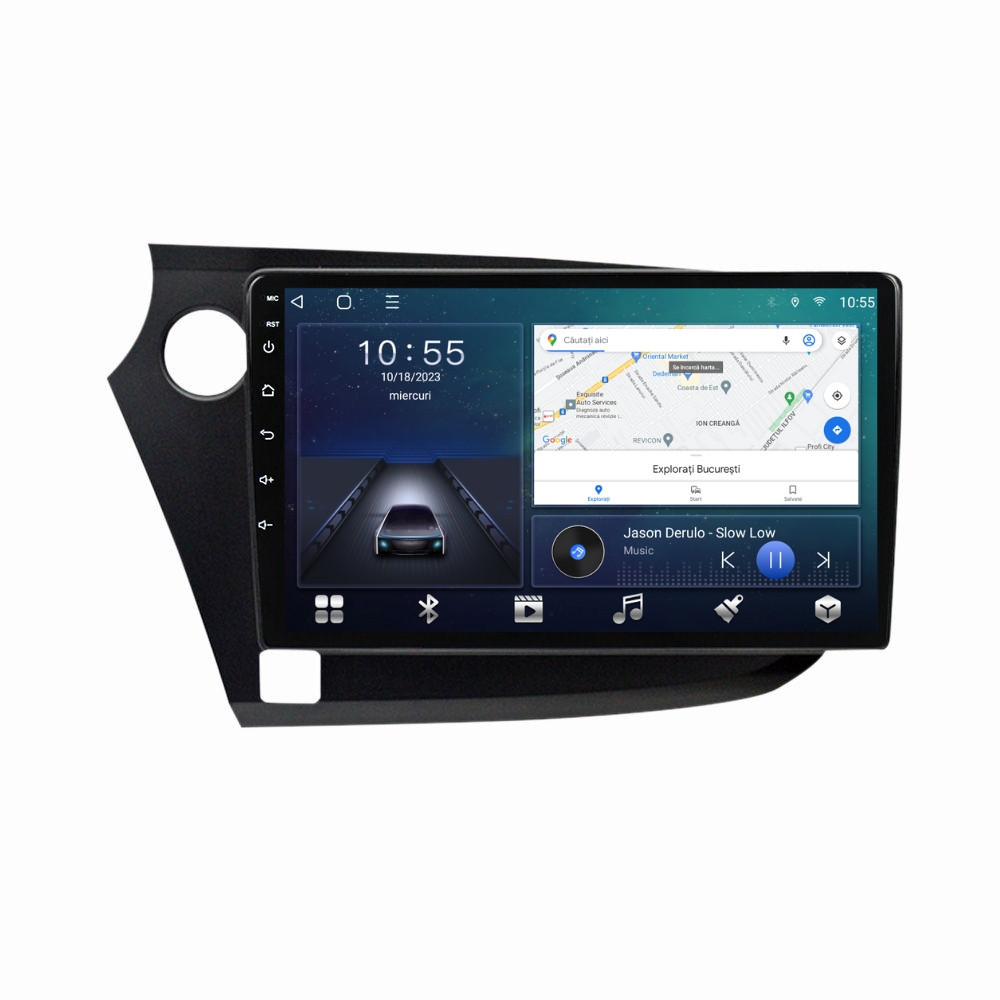 Navigatie dedicata cu Android Honda Insight 2009 - 2014 , 2GB RAM, Radio GPS Dual Zone, Display HD QLED 9