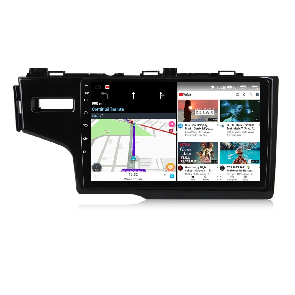 Navigatie dedicata cu Android Honda Jazz IV 2013 - 2020, 2GB RAM, Radio GPS Dual Zone, Display HD QLED 10" Touchscreen, Internet Wi-Fi si slot SIM 4G, Bluetooth, MirrorLink, USB - Imagine 7