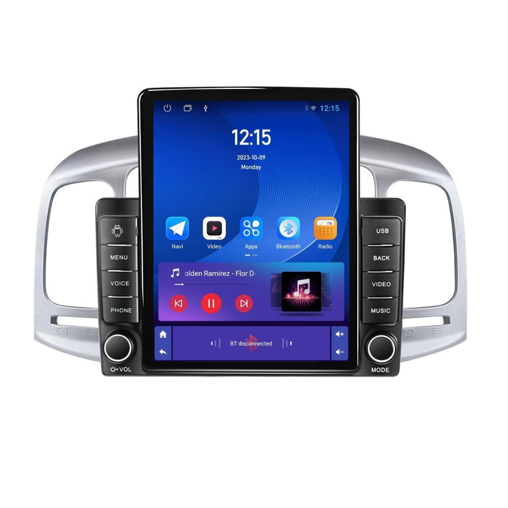 Navigatie dedicata cu Android Hyundai Accent III 2005 - 2010, 1GB RAM, Radio GPS Dual Zone, Touchscreen IPS 9.7