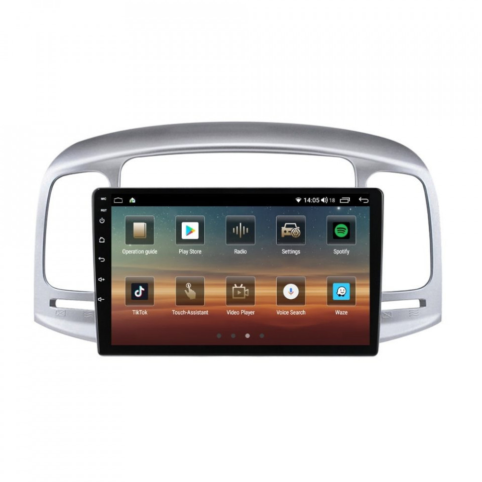 Navigatie dedicata cu Android Hyundai Accent III 2005 - 2010, 8GB RAM, Radio GPS Dual Zone, Display HD QLED 9