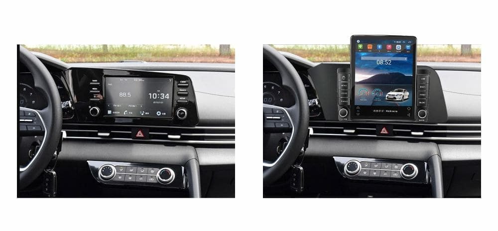 Navigatie dedicata cu Android Hyundai Elantra VII dupa 2020, 1GB RAM, Radio GPS Dual Zone, Touchscreen IPS 9.7