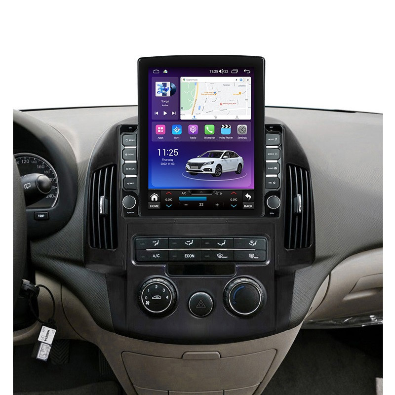 Navigatie dedicata cu Android Hyundai i30 2007 - 2012, clima manuala, 4GB RAM, Radio GPS Dual Zone, Touchscreen IPS 9.7