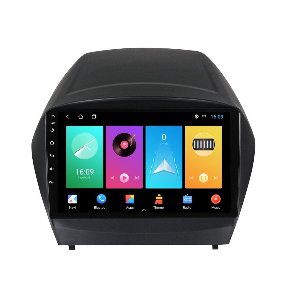 Navigatie dedicata cu Android Hyundai ix35 2009 - 2015, 2GB RAM, Radio GPS Dual Zone, Display HD IPS 9