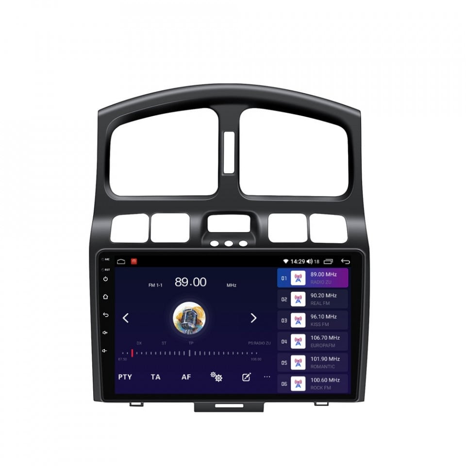 Navigatie dedicata cu Android Hyundai Santa Fe I 2000 - 2006, 6GB RAM, Radio GPS Dual Zone, Display HD QLED 9