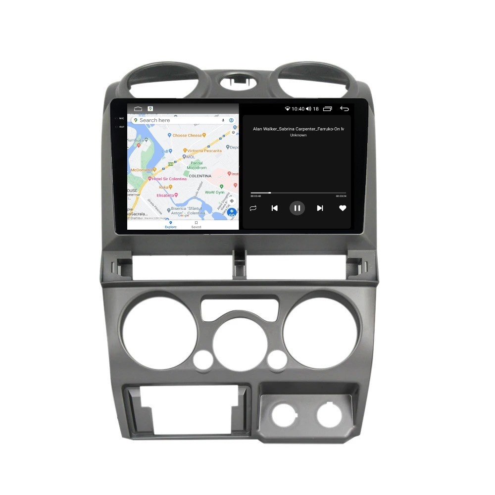 Navigatie dedicata cu Android Isuzu D-Max I 2007 - 2012, 8GB RAM, Radio GPS Dual Zone, Display 2K QLED 9.5