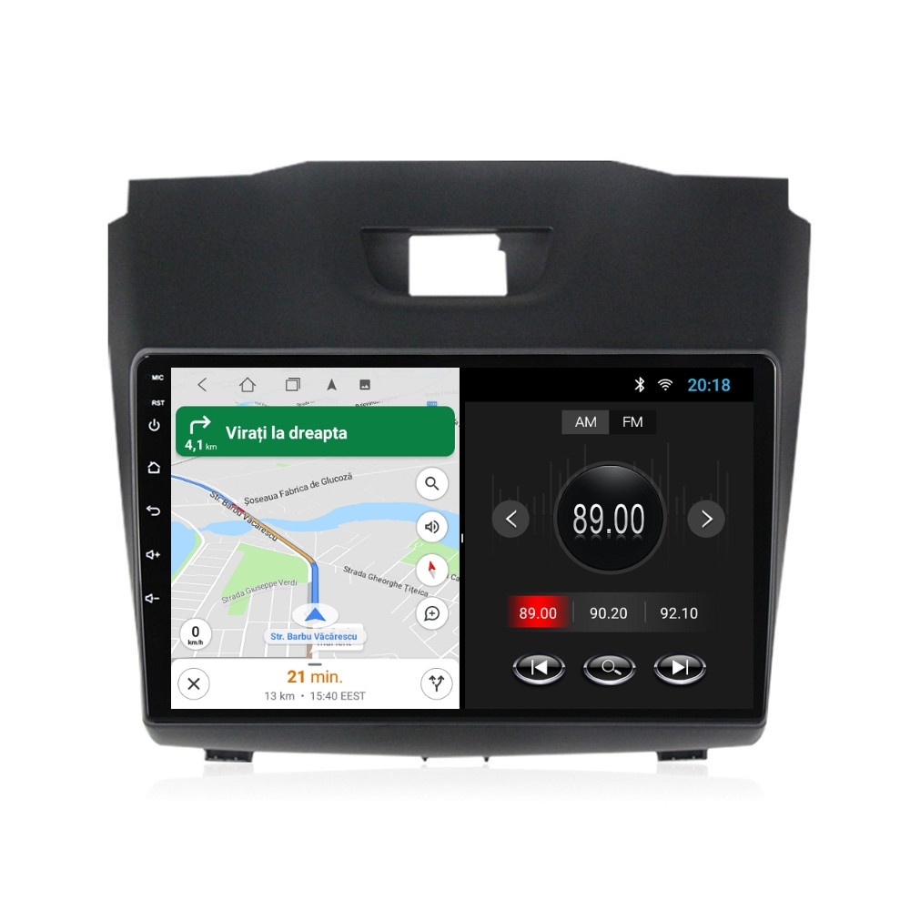 Navigatie dedicata cu Android Isuzu D-Max II 2012 - 2020, 1GB RAM, Radio GPS Dual Zone, Display HD IPS 9" Touchscreen, Internet Wi-Fi, Bluetooth, MirrorLink, USB - Imagine 6