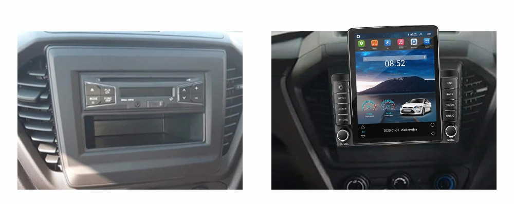 Navigatie dedicata cu Android Isuzu D-Max III dupa 2020, 2GB RAM, Radio GPS Dual Zone, Touchscreen IPS 9.7