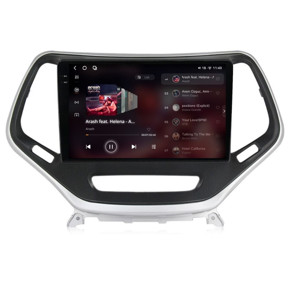 Navigatie dedicata cu Android Jeep Cherokee V 2014 - 2019, 12GB RAM, Radio GPS Dual Zone, Display 2K QLED 10.36