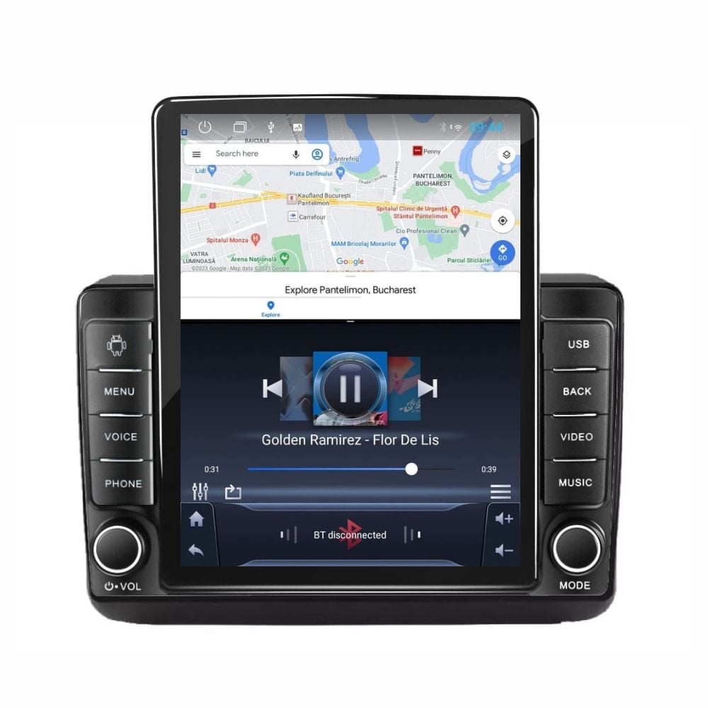 Navigatie dedicata cu Android Jeep Grand Cherokee IV 2014 - 2021, 1GB RAM, Radio GPS Dual Zone, Touchscreen IPS 9.7