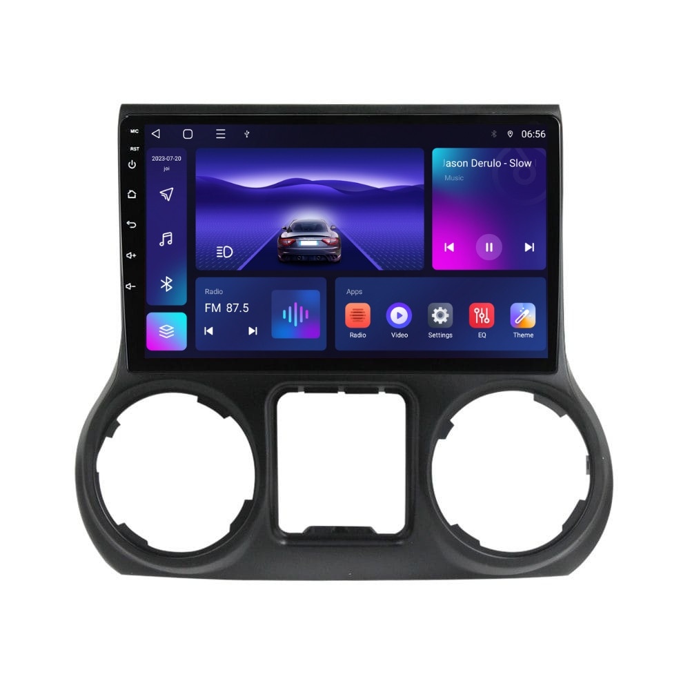 Navigatie dedicata cu Android Jeep Wrangler III (JK) 2015 - 2018, 4GB RAM, Radio GPS Dual Zone, Display HD IPS 10" Touchscreen, Internet Wi-Fi, Bluetooth, MirrorLink, USB