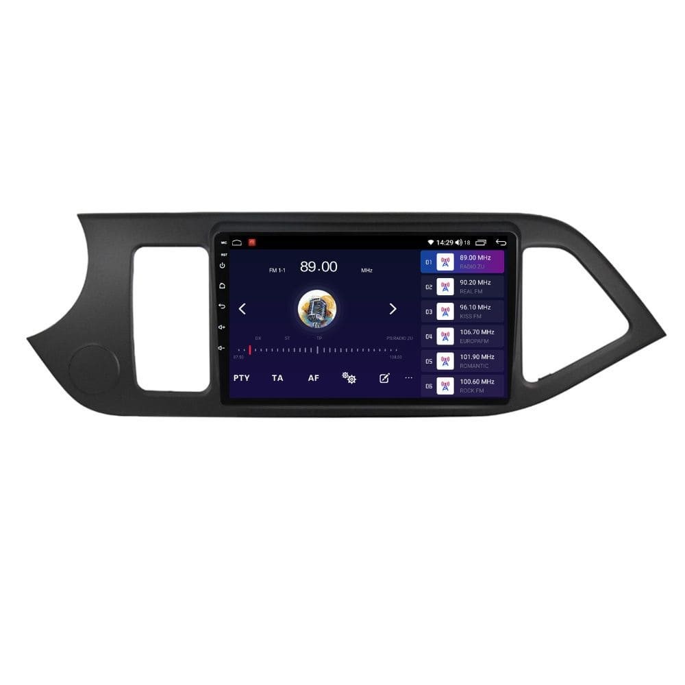 Navigatie dedicata cu Android Kia Picanto II 2011 - 2017, 2GB RAM, Radio GPS Dual Zone, Display HD QLED 9