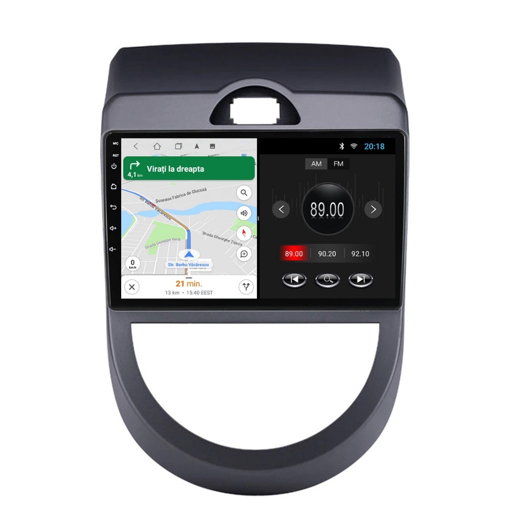 Navigatie dedicata cu Android Kia Soul 2009 - 2013, 2GB RAM, Radio GPS Dual Zone, Display HD IPS 9" Touchscreen, Internet Wi-Fi, Bluetooth, MirrorLink, USB - Imagine 6