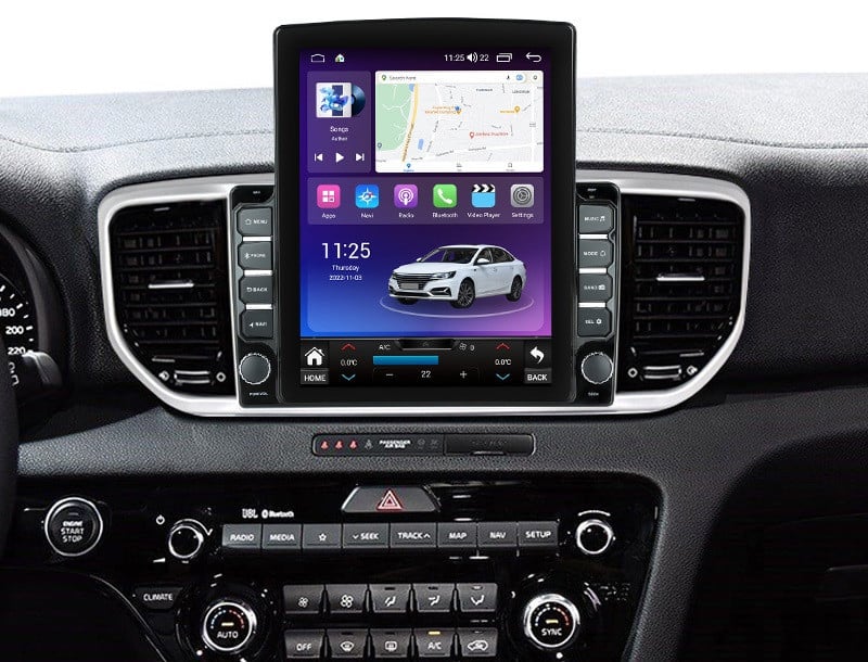 Navigatie dedicata cu Android Kia Sportage 2018 - 2021, 8GB RAM, Radio GPS Dual Zone, Touchscreen IPS 9.7