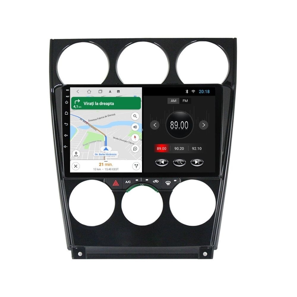 Navigatie dedicata cu Android Mazda 6 2002 - 2008, 1GB RAM, Radio GPS Dual Zone, Display HD IPS 9" Touchscreen, Internet Wi-Fi, Bluetooth, MirrorLink, USB - Imagine 8