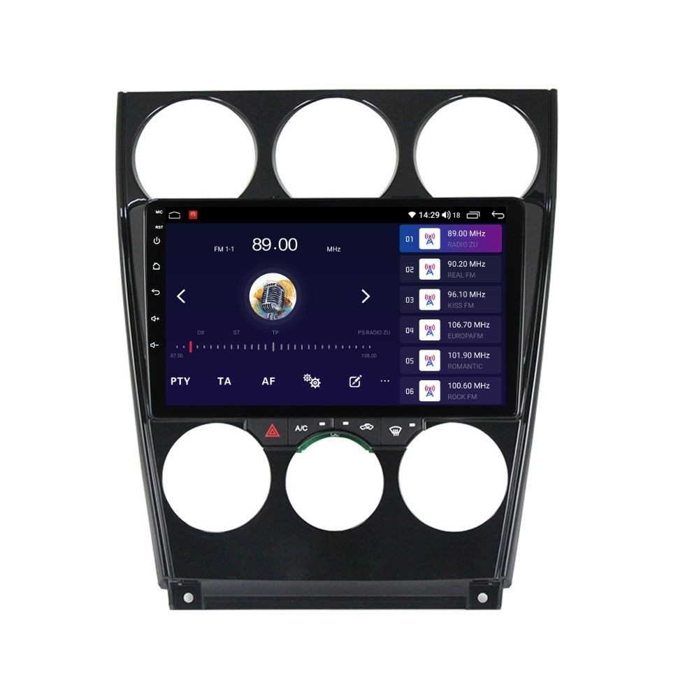Navigatie dedicata cu Android Mazda 6 2002 - 2008, 2GB RAM, Radio GPS Dual Zone, Display HD QLED 9