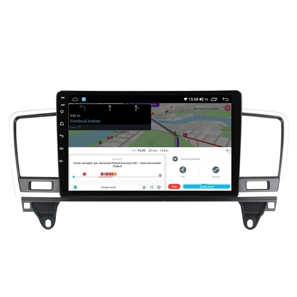 Navigatie dedicata cu Android Mercedes M-Class ML W166 2011 - 2015, 4GB RAM, Radio GPS Dual Zone, Display HD QLED 9" Touchscreen, Internet Wi-Fi si slot SIM 4G, Bluetooth, MirrorLink, USB - Imagine 7