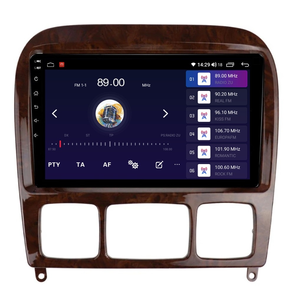 Navigatie dedicata cu Android Mercedes S-Class W220 1998 - 2005, 2GB RAM, Radio GPS Dual Zone, Display HD QLED 9