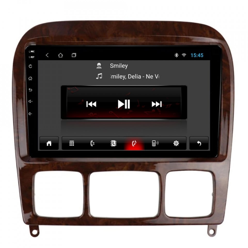 Navigatie dedicata cu Android Mercedes S-Class W220 1998 - 2005, 2GB RAM, Radio GPS Dual Zone, Display HD IPS 9