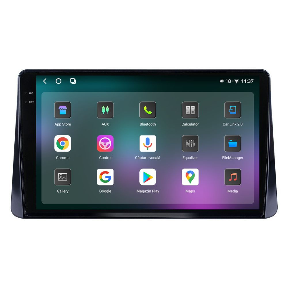 Navigatie dedicata cu Android Mitsubishi Eclipse Cross 2017 - 2020, 12GB RAM, Radio GPS Dual Zone, Display 2K QLED 10.36