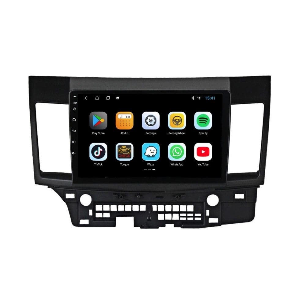 Navigatie dedicata cu Android Mitsubishi Lancer dupa 2007, 1GB RAM, Radio GPS Dual Zone, Display HD IPS 10" Touchscreen, Internet Wi-Fi, Bluetooth, MirrorLink, USB - Imagine 3