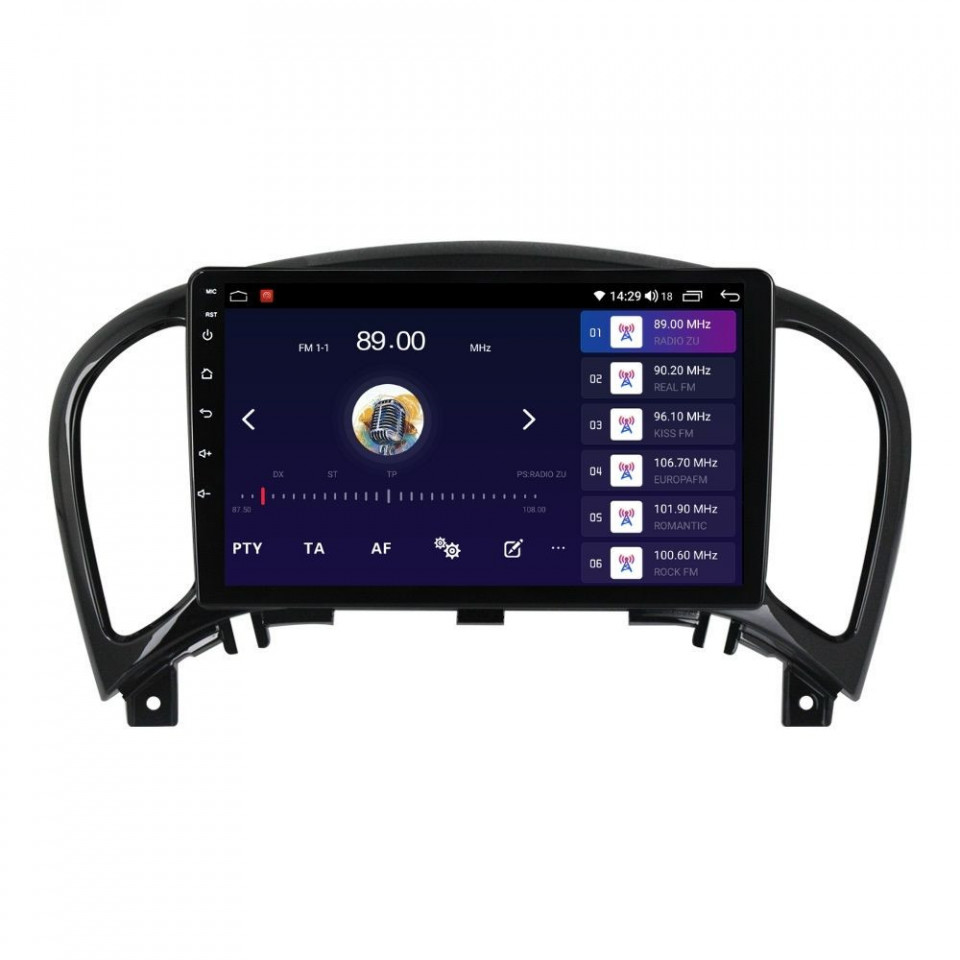 Navigatie dedicata cu Android Nissan Juke 2010 - 2019, 6GB RAM, Radio GPS Dual Zone, Display HD QLED 9