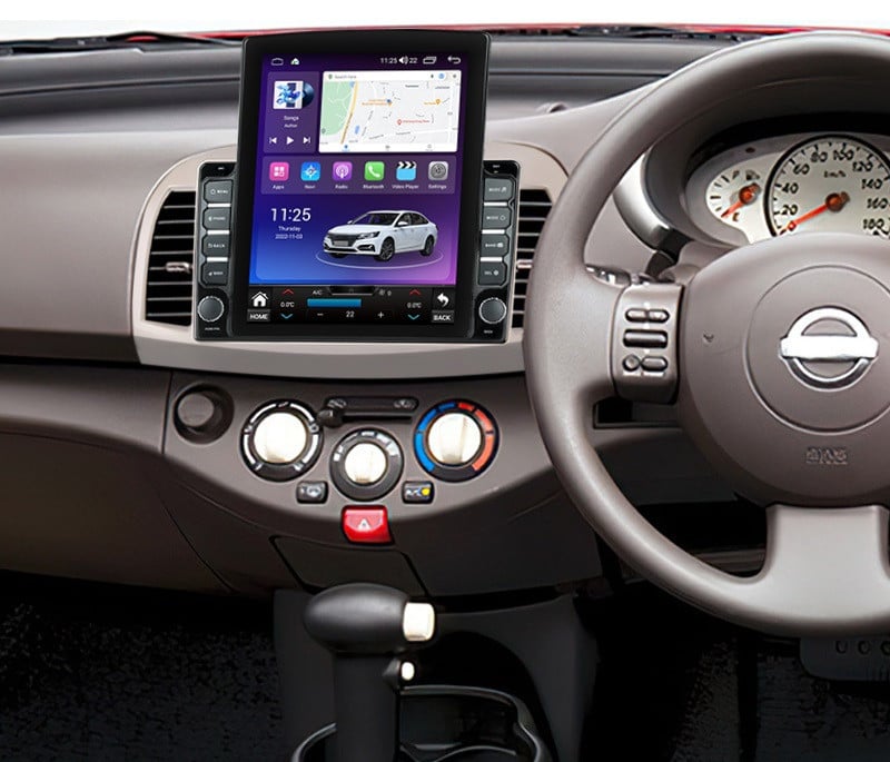 Navigatie dedicata cu Android Nissan Micra III 2003 - 2010, 4GB RAM, Radio GPS Dual Zone, Touchscreen IPS 9.7