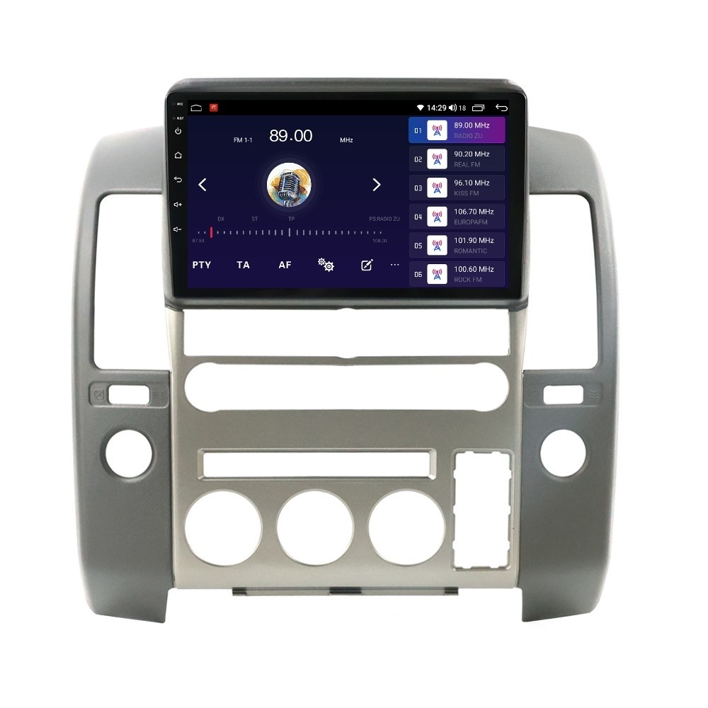 Navigatie dedicata cu Android Nissan Navara D40 2004 - 2014 cu navigatie originala, 2GB RAM, Radio GPS Dual Zone, Display HD QLED 9
