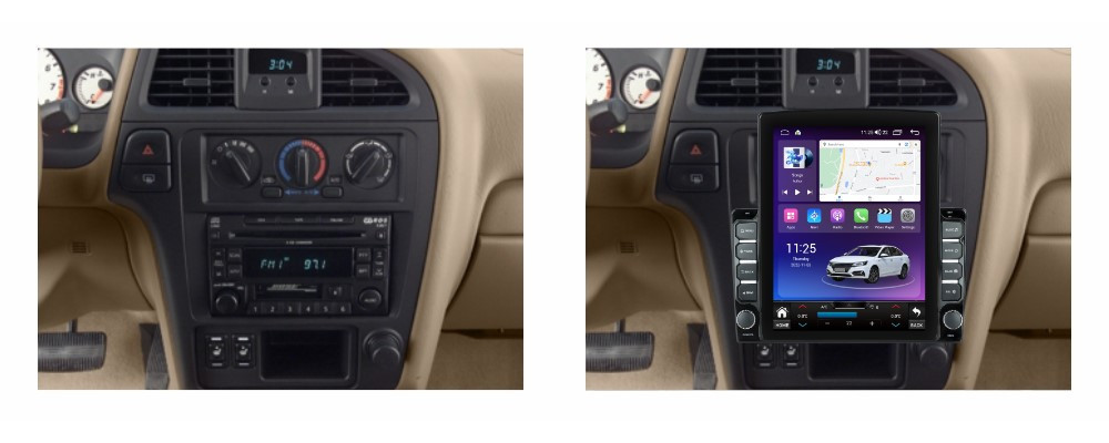 Navigatie dedicata cu Android Nissan Pathfinder II R50 1995 - 2005, 4GB RAM, Radio GPS Dual Zone, Touchscreen IPS 9.7