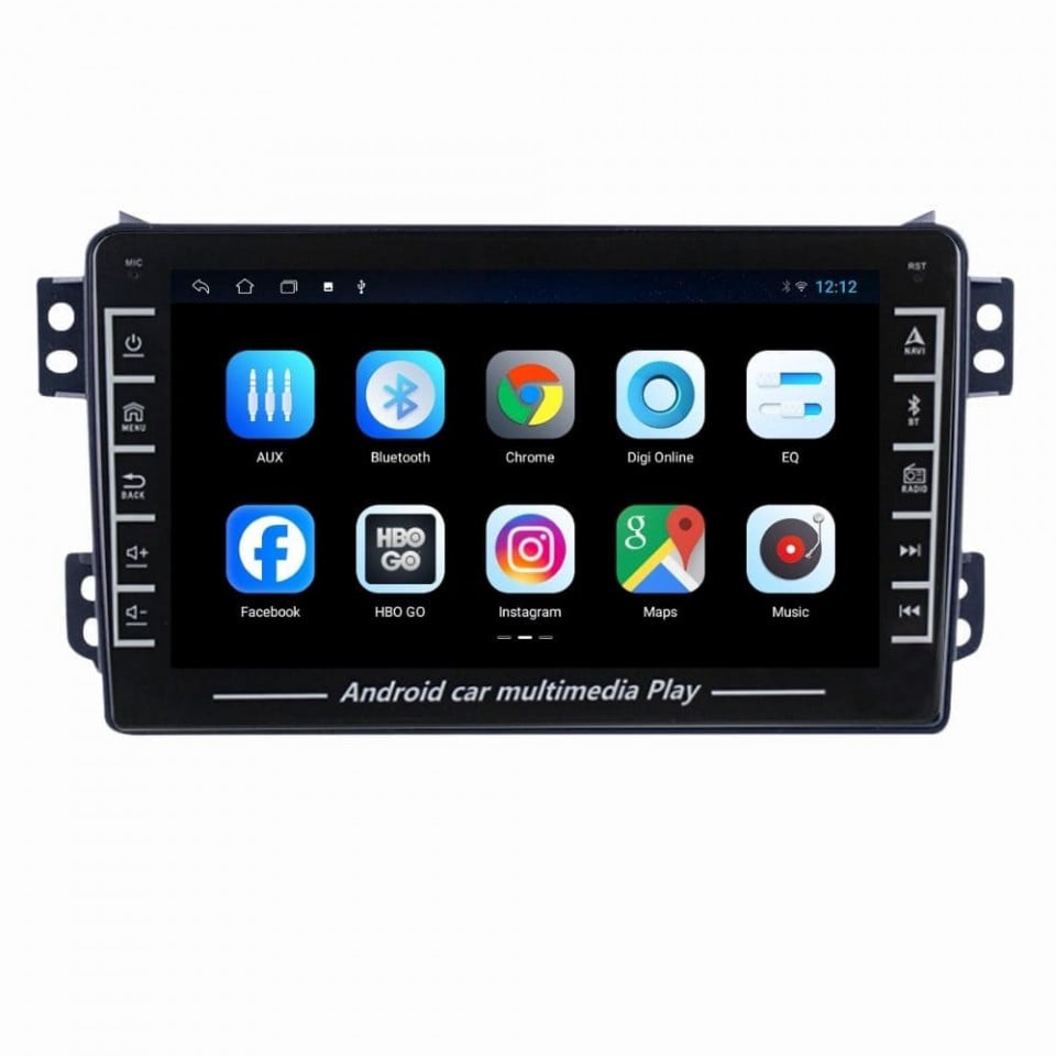 Navigatie dedicata cu Android Opel Agila 2007 - 2014, 1GB RAM, Radio GPS Dual Zone, Display HD IPS 8