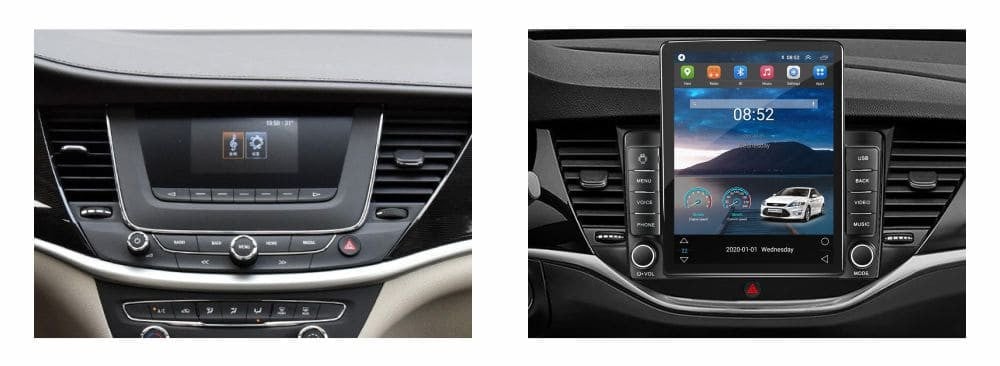 Navigatie dedicata cu Android Opel Astra K 2015 - 2021 sedan, 2GB RAM, Radio GPS Dual Zone, Touchscreen IPS 9.7