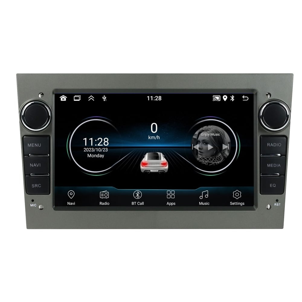 Navigatie dedicata cu Android Opel Signum 2003 - 2008, gri inchis, 2GB RAM, Radio GPS Dual Zone, Display HD 7