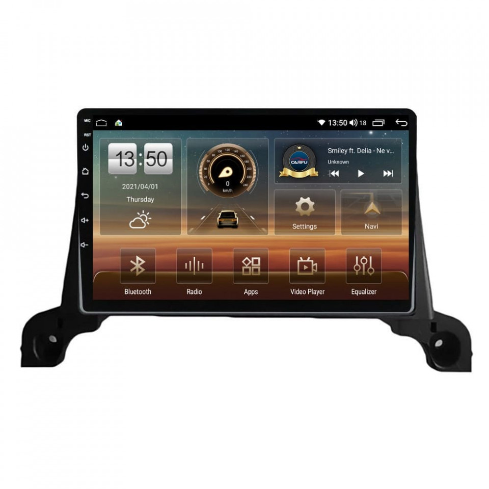 Navigatie dedicata cu Android Peugeot 3008 2016 - 2020, 4GB RAM, Radio GPS Dual Zone, Display HD QLED 9