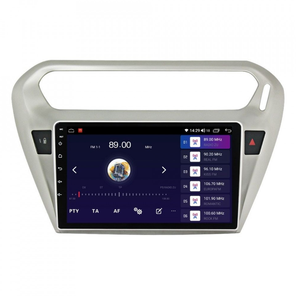 Navigatie dedicata cu Android Peugeot 301 dupa 2012, 4GB RAM, Radio GPS Dual Zone, Display HD QLED 9