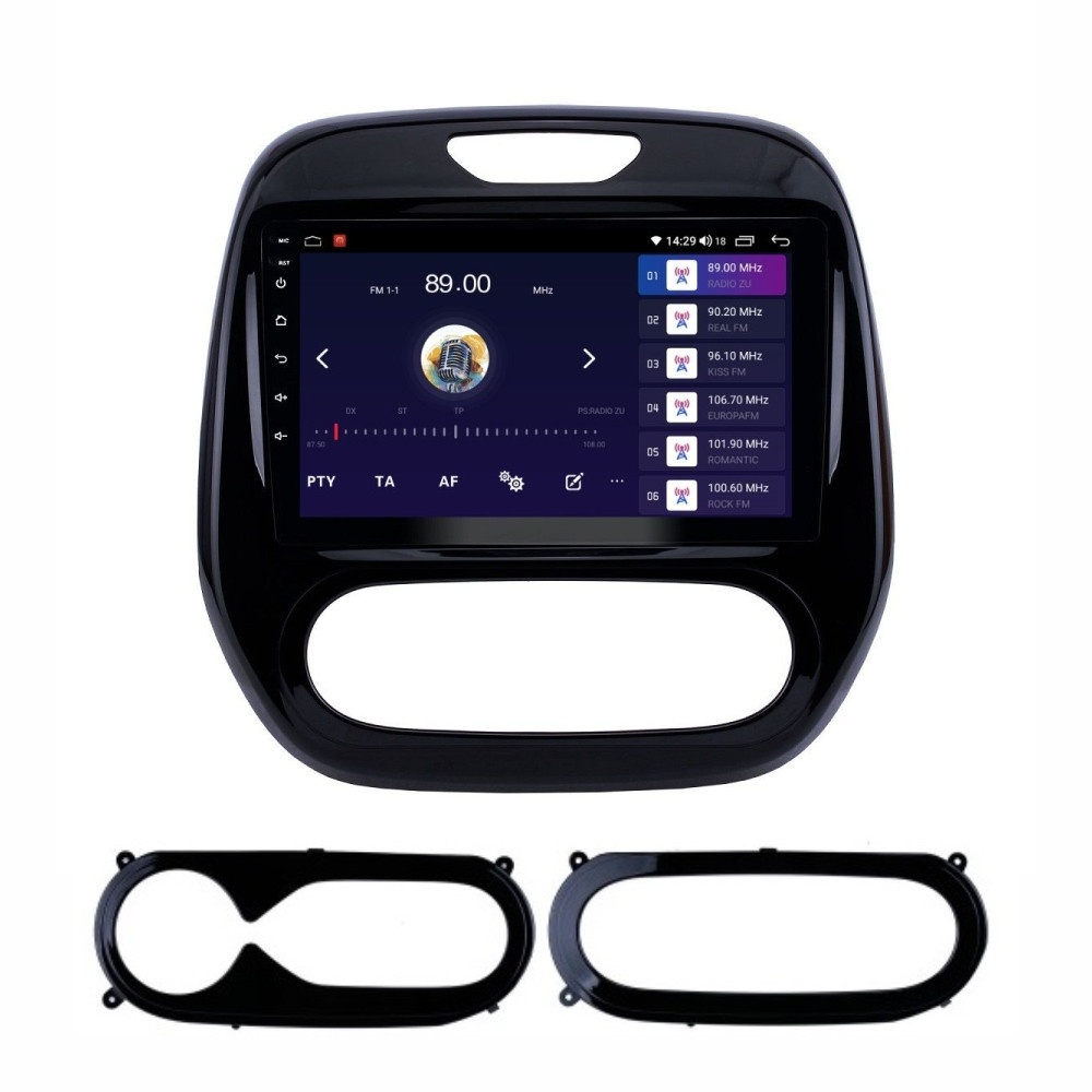 Navigatie dedicata cu Android Renault Captur I 2013 - 2020, 2GB RAM, Radio GPS Dual Zone, Display HD QLED 9