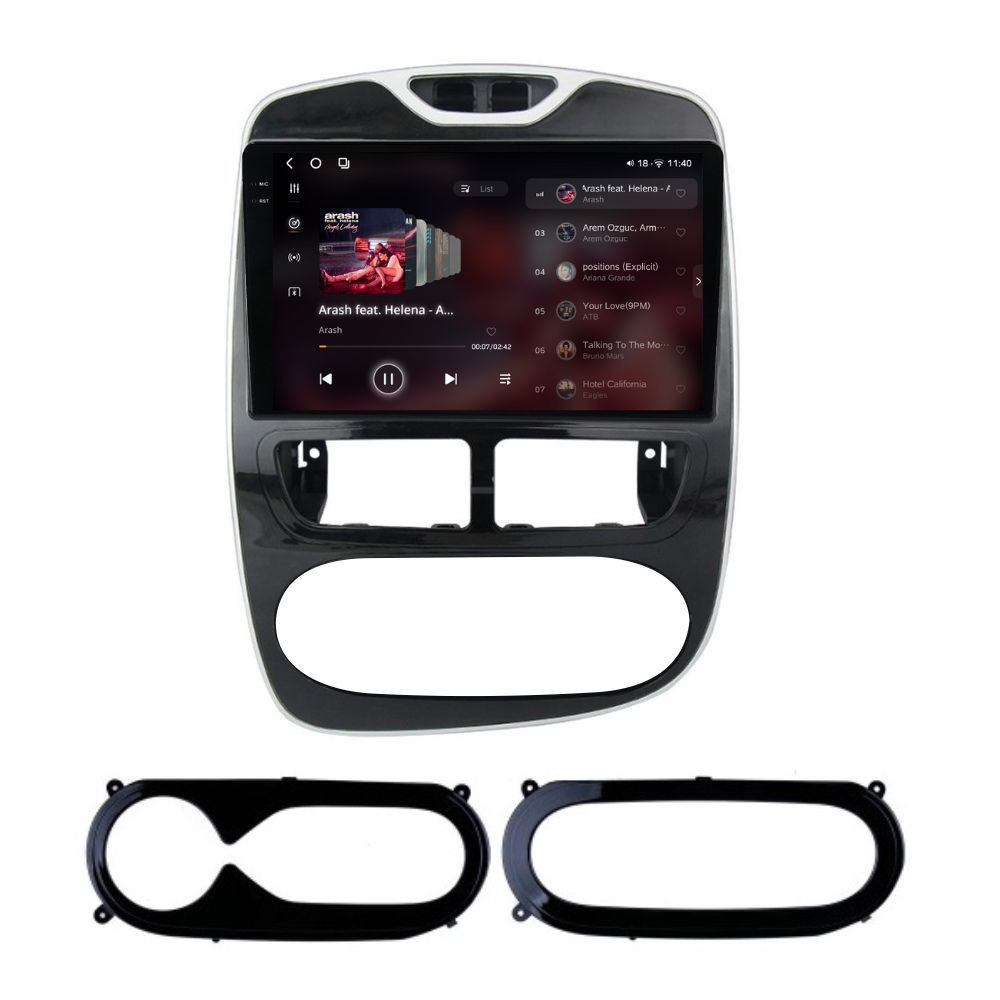 Navigatie dedicata cu Android Renault Clio IV 2012 - 2019, 12GB RAM, Radio GPS Dual Zone, Display 2K QLED 10.36