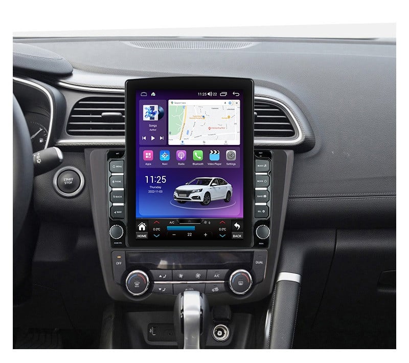 Navigatie dedicata cu Android Renault Kadjar 2015 - 2018, 8GB RAM, Radio GPS Dual Zone, Touchscreen IPS 9.7