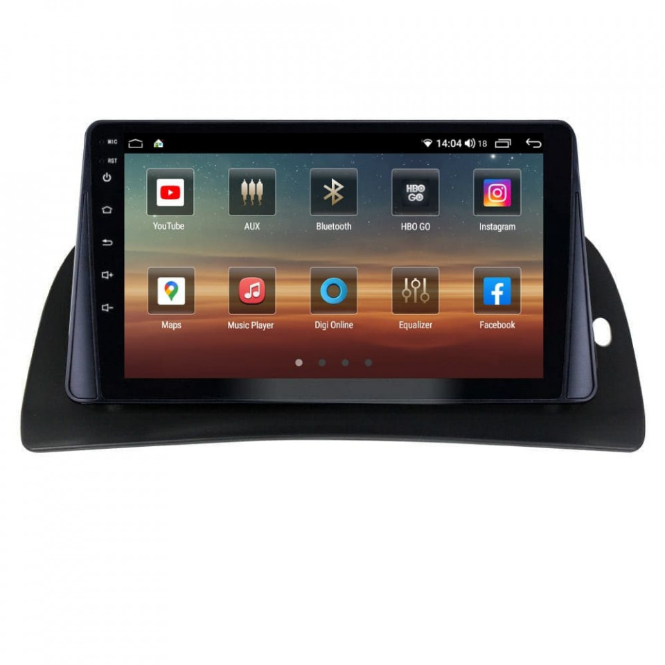 Navigatie dedicata cu Android Renault Kangoo II 2008 - 2021, 4GB RAM, Radio GPS Dual Zone, Display HD QLED 9