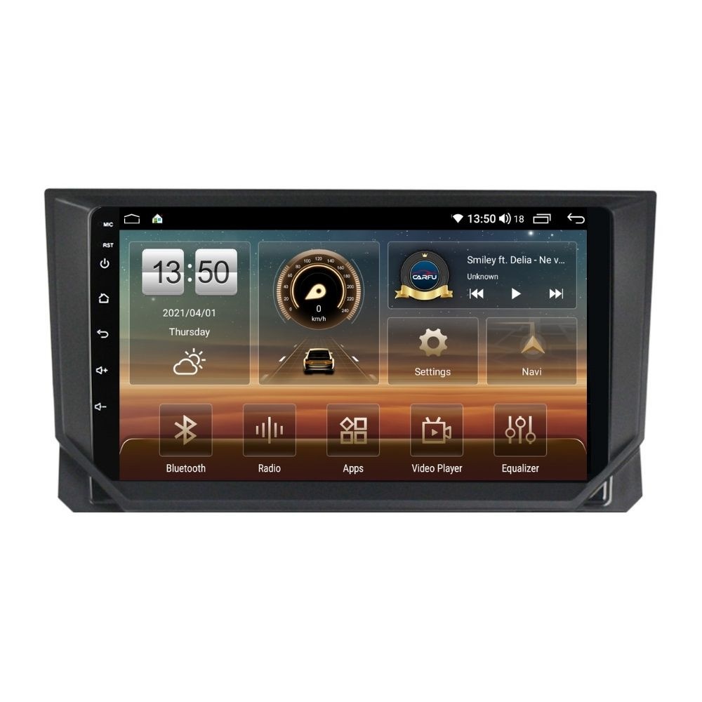 Navigatie dedicata cu Android Seat Ibiza V 2017 - 2021, 2GB RAM, Radio GPS Dual Zone, Display HD QLED 9