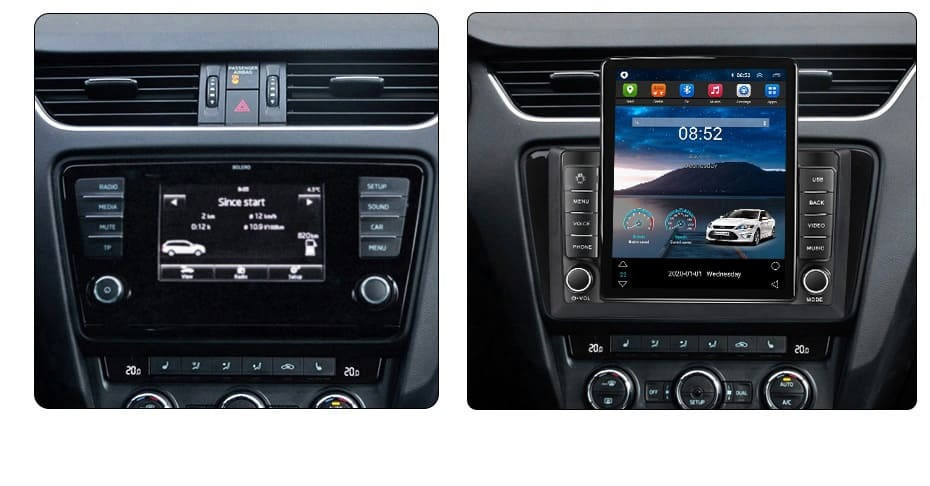 Navigatie dedicata cu Android Skoda Octavia III 2013 - 2020, 2GB RAM, Radio GPS Dual Zone, Touchscreen IPS 9.7