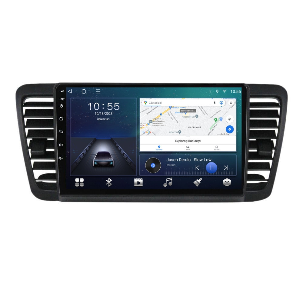 Navigatie dedicata cu Android Subaru Outback / Legacy 2003 - 2009, 2GB RAM, Radio GPS Dual Zone, Display HD QLED 9