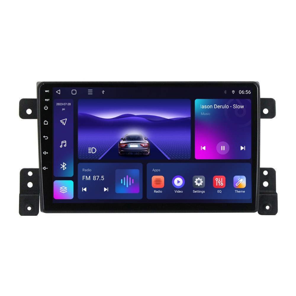 Navigatie dedicata cu Android Suzuki Grand Vitara 2005 - 2015, 2GB RAM, Radio GPS Dual Zone, Display HD QLED 9