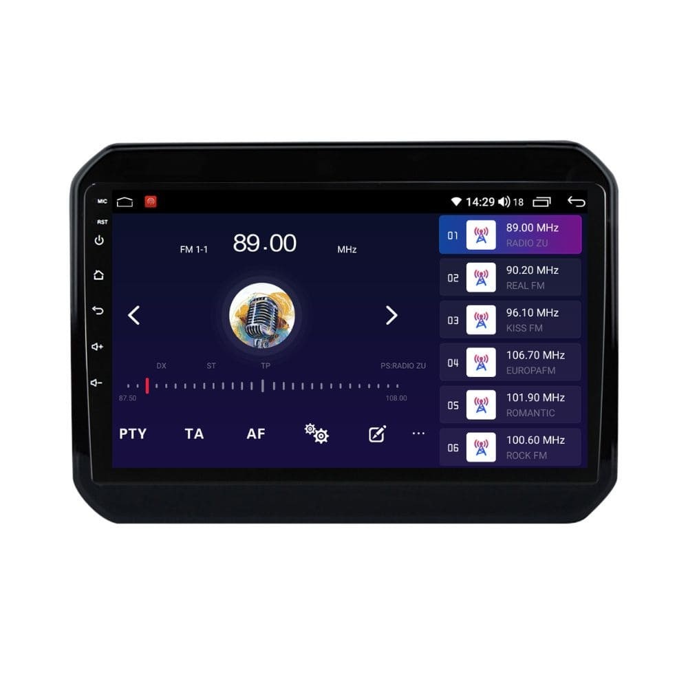 Navigatie dedicata cu Android Suzuki Ignis III dupa 2016, 2GB RAM, Radio GPS Dual Zone, Display HD QLED 9
